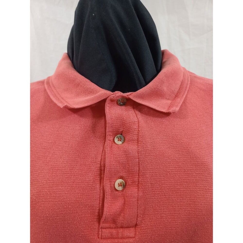 Canyon Creek Salmon Pink Polo Shirt Vintage Cotton Casual Mens Xl